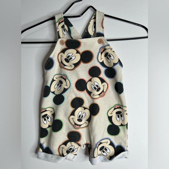 Disney | Bottoms | Disney Baby Romper With Mickey Mouse Design | Poshmark
